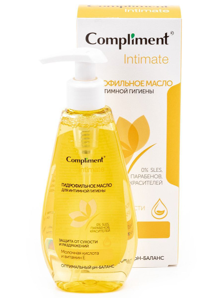 Compliment Гидрофильное масло для интимной гигиены женское Intimate ...