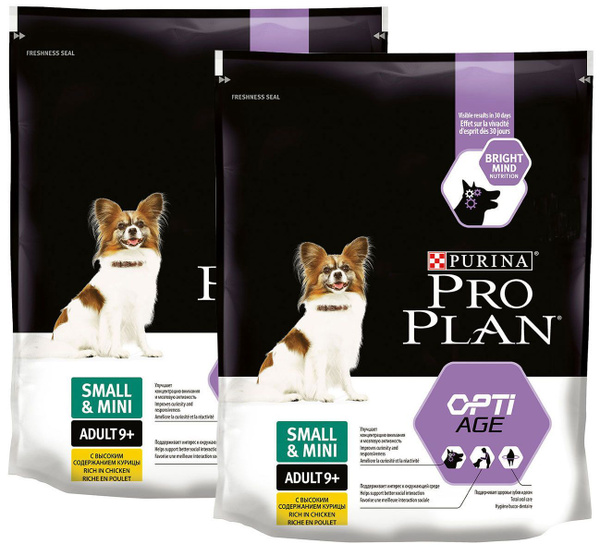 Сухой корм PRO PLAN ADULT 9+ OPTIAGE SMALL & MINI для пожилых собак ...