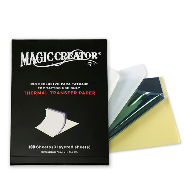 Трансферная тату бумага для машинного и ручного перевода Magic Creator ...