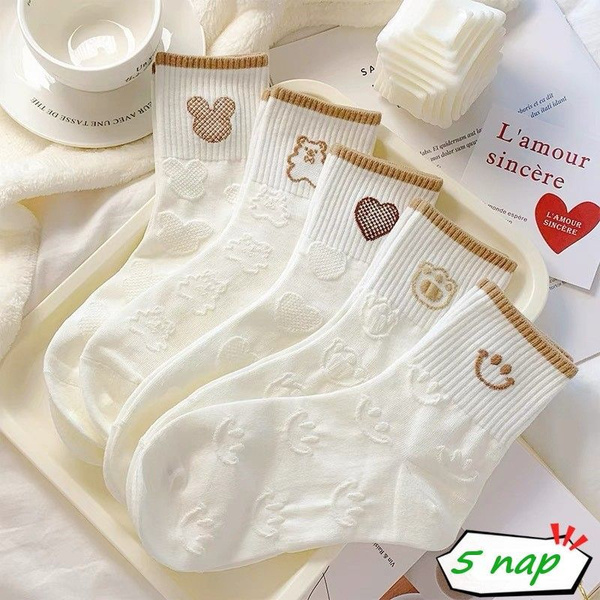 Комплект носков Женский SB, размер 35, 36 Хлопок, Полиэстер Бег, Йога ...