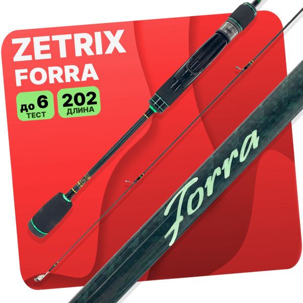 Характеристики Удилище спиннинговое ZETRIX FORRA FRS-672UL 1-6гр ...