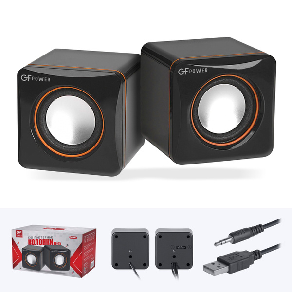 Колонки для компьютера GFPoWeR TS-05, 2.0, 5Вт, питание от USB - купить ...