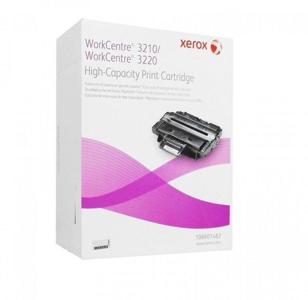 Расходник для печати Xerox Тонер-картридж 106R01487, Черный (black ...