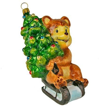 Ёлочная игрушка Komozja Family, Стекло, 10 см - купить в интернет ...