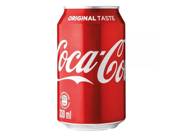 Coca-Cola напиток сильногазированный, Кока-Кола 0.3л х 24шт (жестяная ...