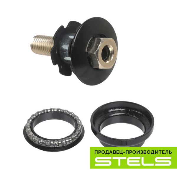 Рулевая колонка для велосипеда 1-1/8" безрезьбовая чёрная стальная KL ...