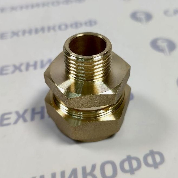 Соединение VIEIR 20х1/2"Н для гофрированной трубы, нержавеющая сталь ...
