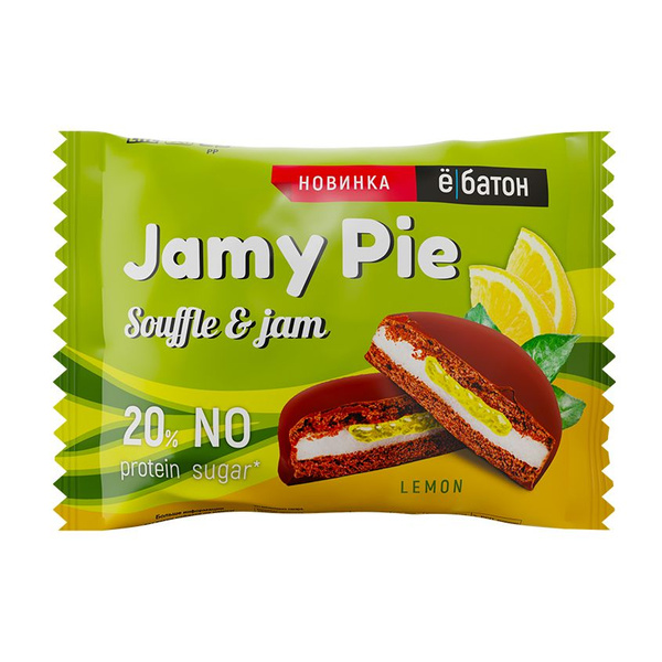 Печенье-суфле с джемом Ё БАТОН JAMY PIE с лимоном 60 г - купить с ...