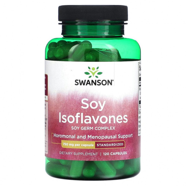 Swanson, Изофлавоны сои, комплекс соевых зародышей, стандартизированный ...
