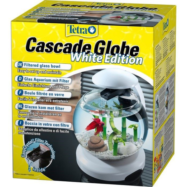 Tetra Cascade Globe Белый Аквариум круглый 6.8л - купить с доставкой по ...