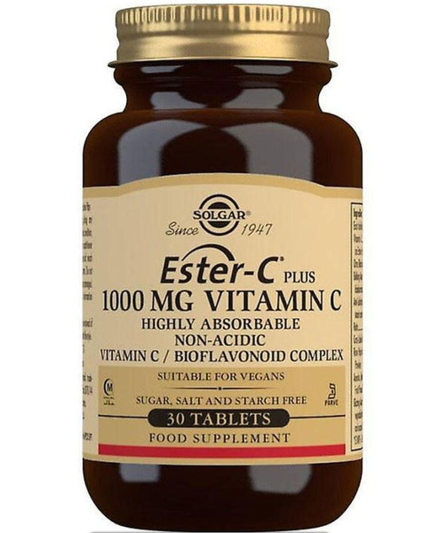 Solgar Ester-C Plus Vitamin C 1000 mg Солгар Эстер-c Плюс 30 таблеток ...
