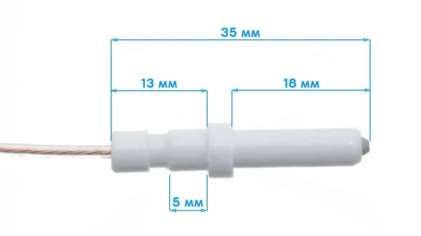 Свеча конфорки газовой плиты Bosch 10000908 619900 BOSCH (Длинна 530 ...