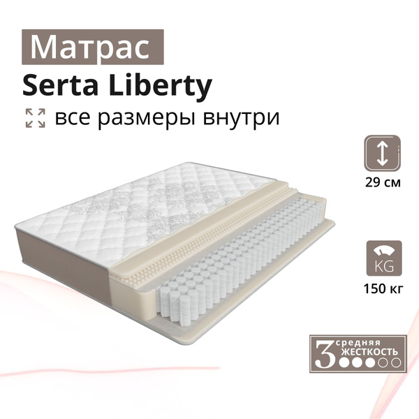 Матрас Мир Матрасов liberty, Независимые пружины, 200 - купить по ...