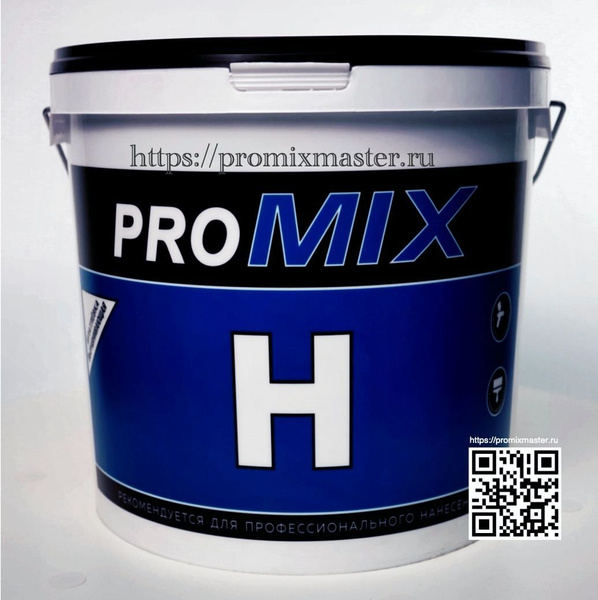 Толстослойная выравнивающая шпатлевка PROMIX H готовая для стен и ...