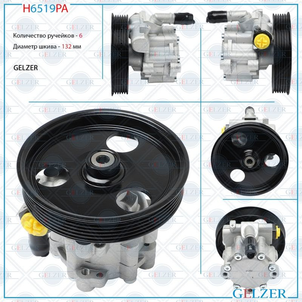 Насос ГУР Renault Duster 2010-, Dacia Duster 2010-, Renault Kaptur 2016 ...