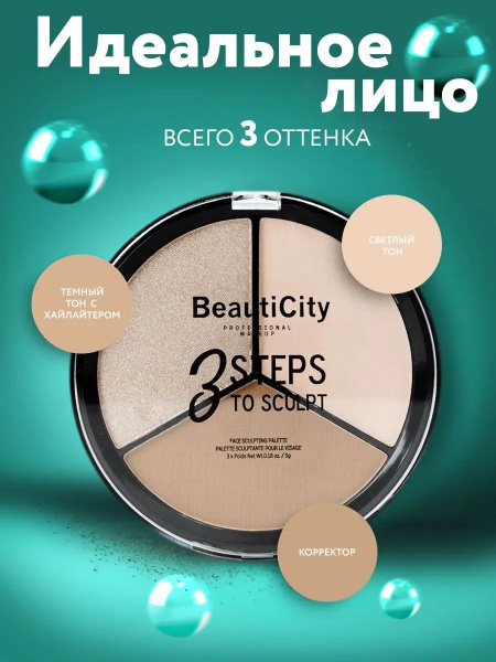 Палетка для контуринга скульптор хайлайтер для лица - купить с ...