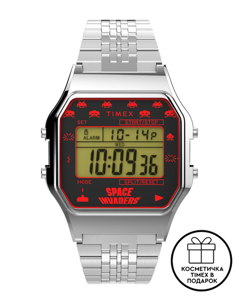 Часы наручные мужские Timex TW2V30000, электронные, 34 мм, с подсветкой ...