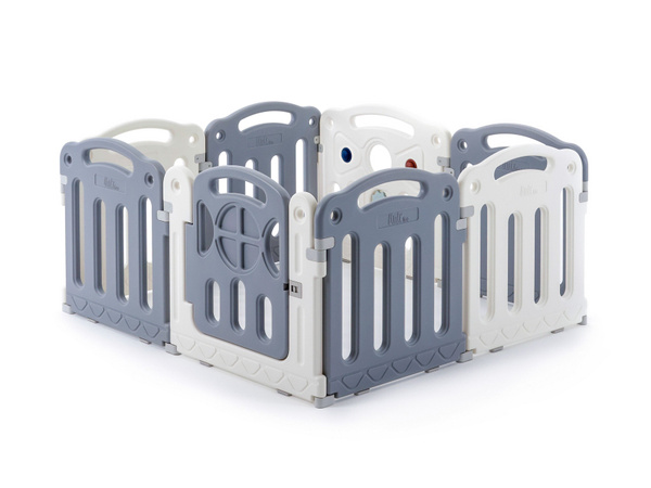 Манеж UNIX Kids Classic 126x120 Grey,Манеж детский игровой с ковриком ...