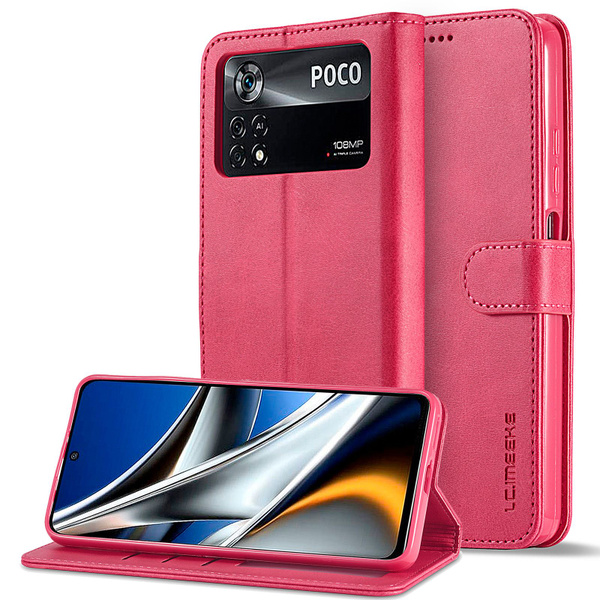 LCIMEEKE Кожаный книжка чехол для Xiaomi Poco M4 Pro 4G / Сяоми Поко М4 ...
