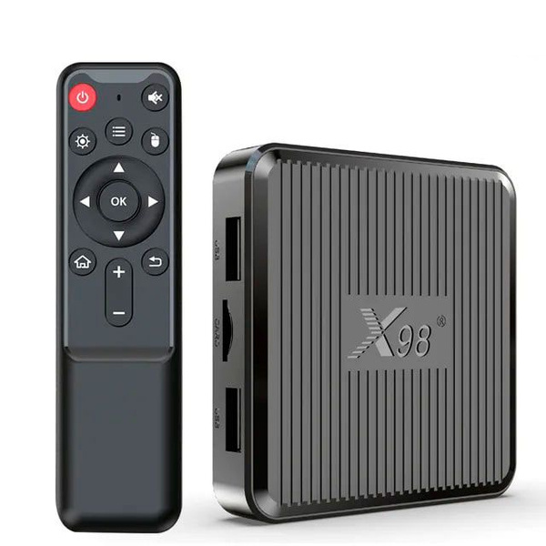 Медиаплеер X98 X98Q, USB, HDMI, RJ-45 Ethernet, черный, Android купить ...