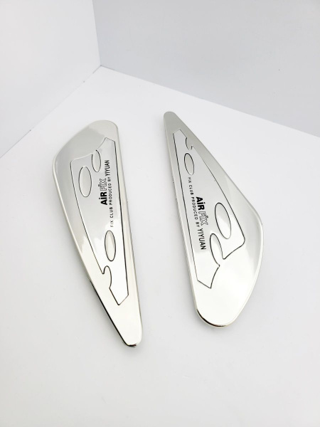 Спойлер на дворники, щетки стеклоочистителя 2 шт. хром купить по низкой ...