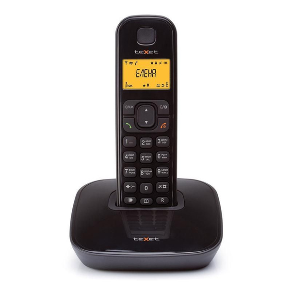 Радиотелефон TeXet TX-D6705A черный - купить с доставкой по выгодным ...