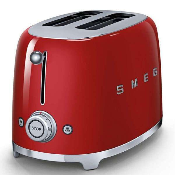 Характеристики Smeg Тостер Тостер Smeg TSF01RDEU 950 Вт, тостов - 2 ...