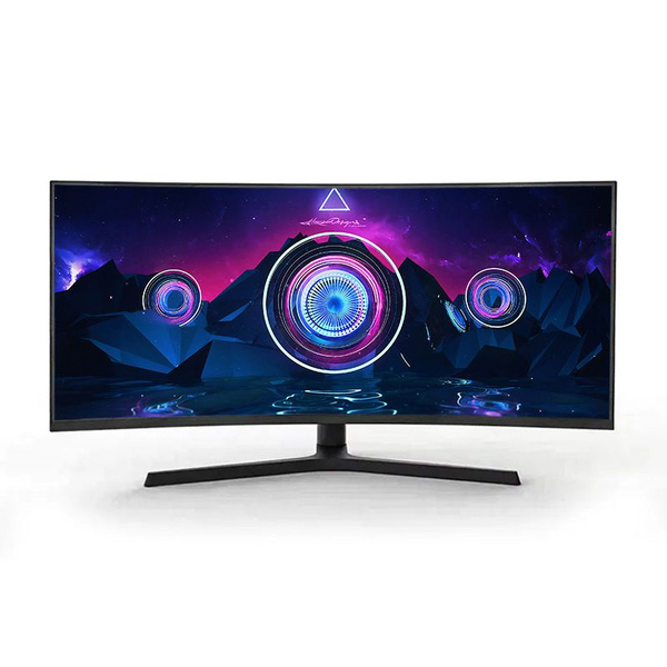 Монитор STR Игровой изогнутый 4к, 3440×1440 4K 100Гц, ips кд/м 300, DC+ ...