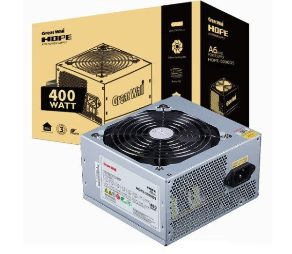 Блок питания компьютера Great Wall HOPE-5000DS 400W, 400 Вт - купить с ...