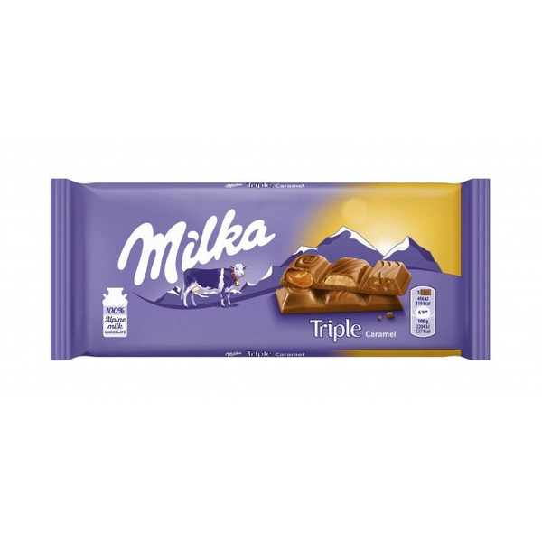 Шоколад Milka трипл Чоко, 90 г