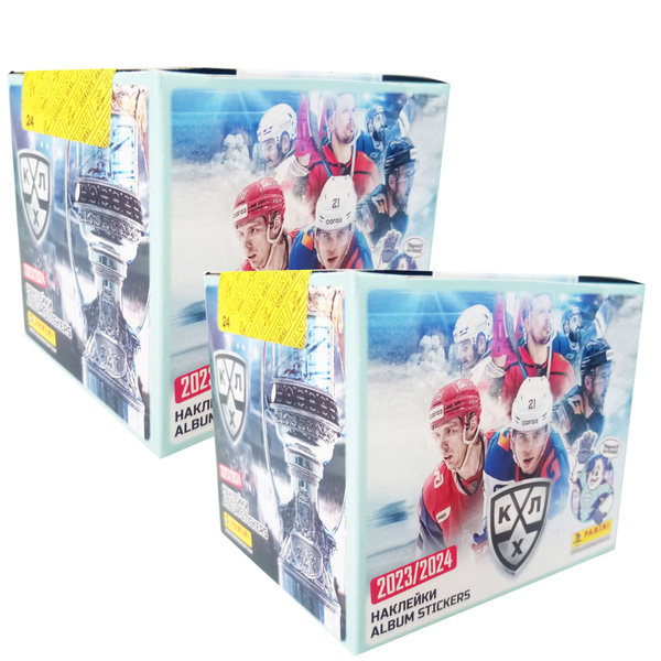 Panini / Наклейки Панини КХЛ сезон 23/24 (2 бокса - 100 пакетиков ...