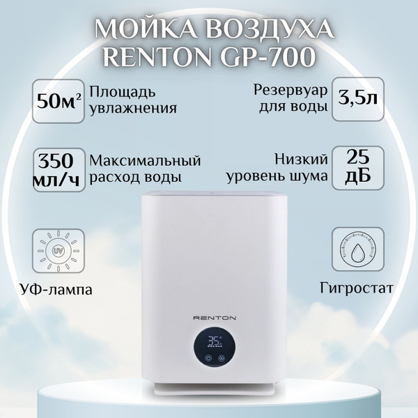 Мойка воздуха Renton GP-700, белый - купить по выгодным ценам в ...