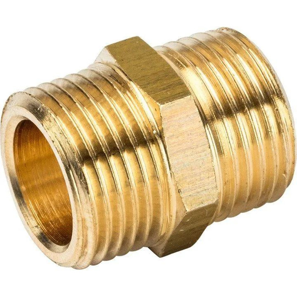 Бочонок 1/2"-1/2" латунь, (соединит. ниппель), 1шт. TIM, бочонок 1/2 ...