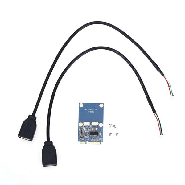 Переходник Mini PCI-E PCI Express на двойной USB для карт ...