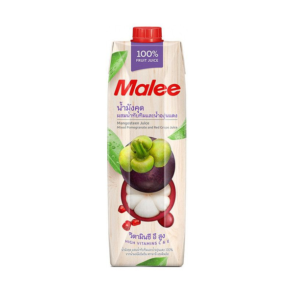 Malee Сок Мангостин, Гранат, Виноград 100%, 1000 мл - купить с ...