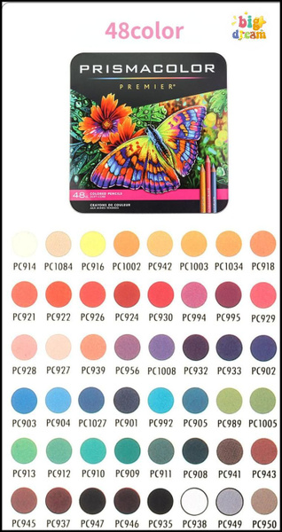 НАБОР ЦВЕТНЫХ КАРАНДАШЕЙ 24/48 цвета PRISMACOLOR PORTRAIT SET-Big Dream ...