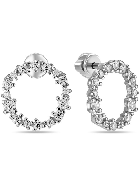 MIUZ Diamonds (Московский ювелирный завод) Серьги ювелирные Серебро 925 ...