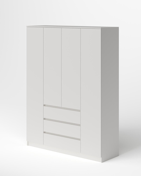 Шкаф распашной Петровская мебель Охта Лайт, 160.2x48.2x210 см - купить ...