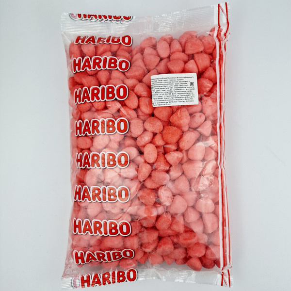 Жевательный мармелад Haribo Primavera Erdbeeren 1500 г купить с