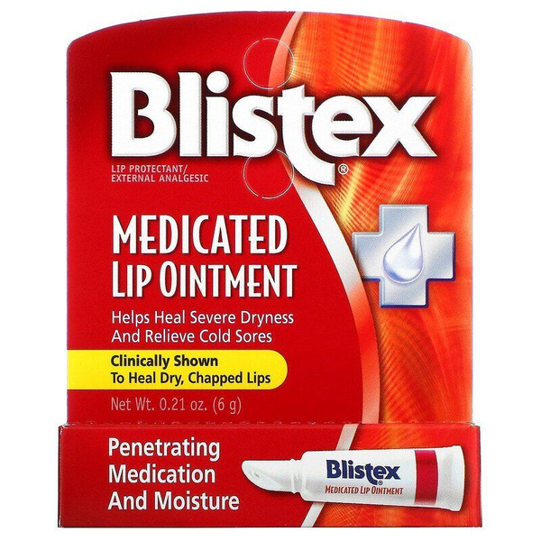 Лечебный Заживляющий бальзам (мазь) для губ Medicated Lip Ointment ...