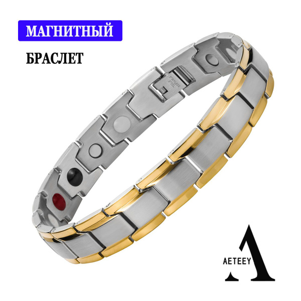 Mужской магнитный браслет регулируемого размера от давления - купить с ...