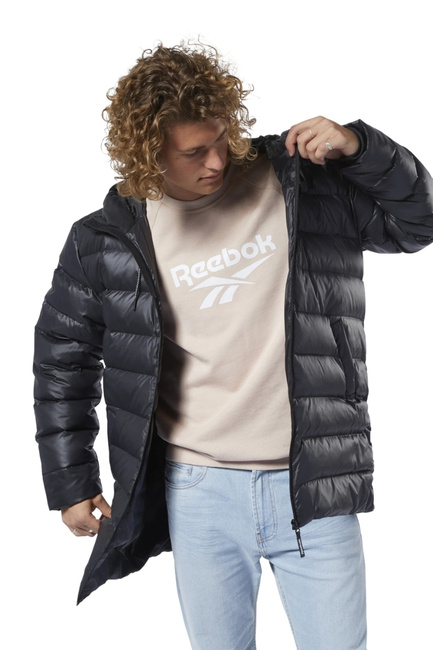 reebok down long jacket