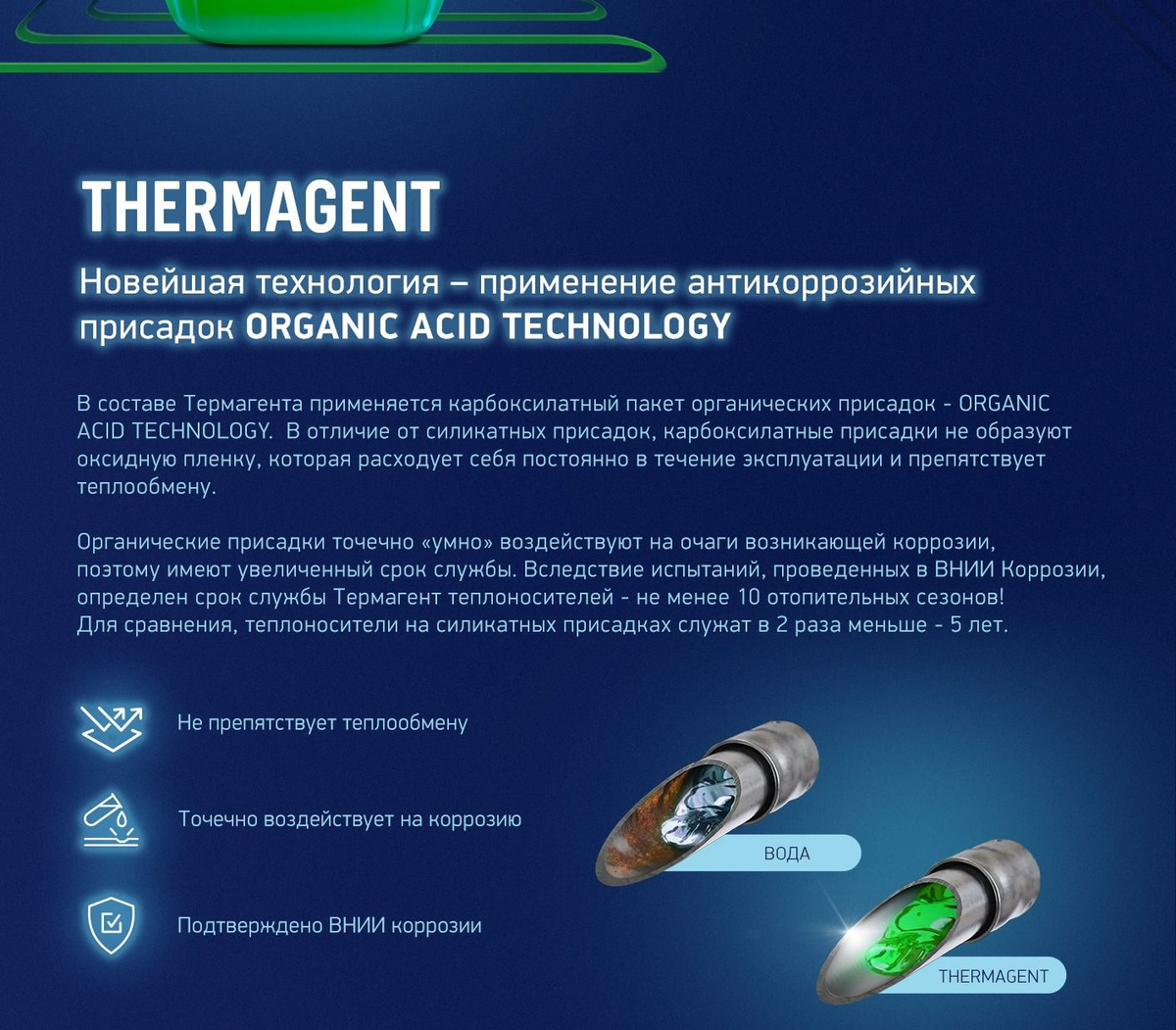 Теплоноситель Thermagent ЭKO -30 на основе пропиленгликоля 10 кг ...