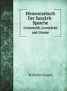 Elementarbuch der Sanskrit-Sprache - Wilhelm Geiger
