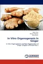 In Vitro Organogenesis in Ginger - Abdul Aziz, Monzur Hossain, Rafiul Islam
