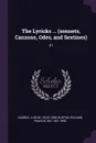 The Lyricks ... (sonnets, Canzons, Odes, and Sextines). 01 - Luís de Camões, Richard Francis Burton
