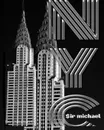 Iconic Chrysler Building New York City  Drawing Writing journal - $ir Michael Huhn, Michael Huhn