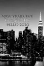 New Years Eve Iconic   Manhattan Night  Skyline Hello 2020  blank guest book - Sir Michael Huhn