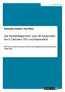 Die Herbstflugwoche vom 28. September bis 5. Oktober 1913 in Johannisthal. Heft 34 der Dokumentenreihe uber den Flugplatz Berlin-Johannisthal 1909-1914 - Paul Wirtz, Alexander Kauther