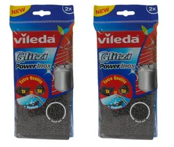 Набор Vileda "Inox Power" состоит из 2 губок, изготовленных из стали и полиамида и предназначенных для  ...